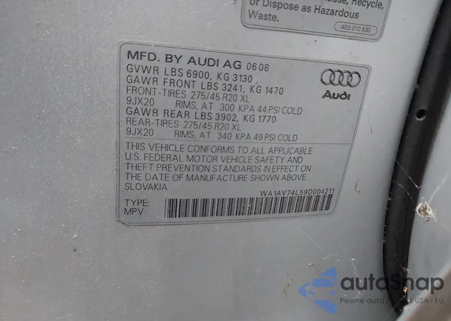 WA1AV74L59D004211: 44647142