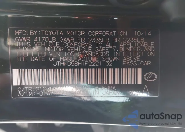 JTHKD5BH1F2221132: 44648916