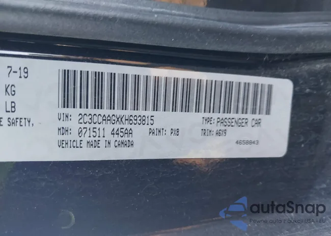 2C3CCAAGXKH693815: 44647984