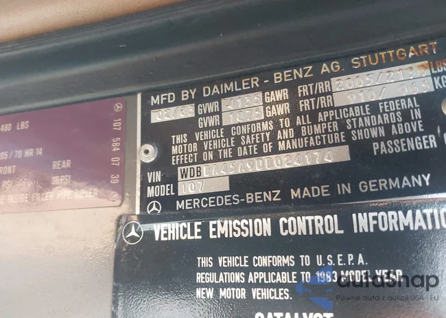 WDBBA45A9DB024174: 44649681