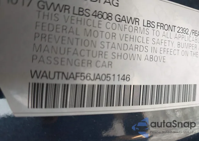 WAUTNAF56JA051146: 44649727