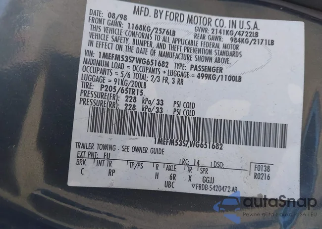 1MEFM53S7WG651682: 44648972