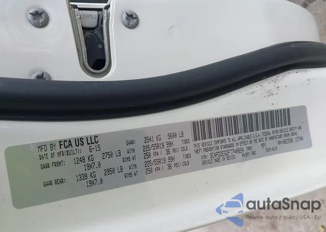 3C4PDDEG2FT740824: 44651261