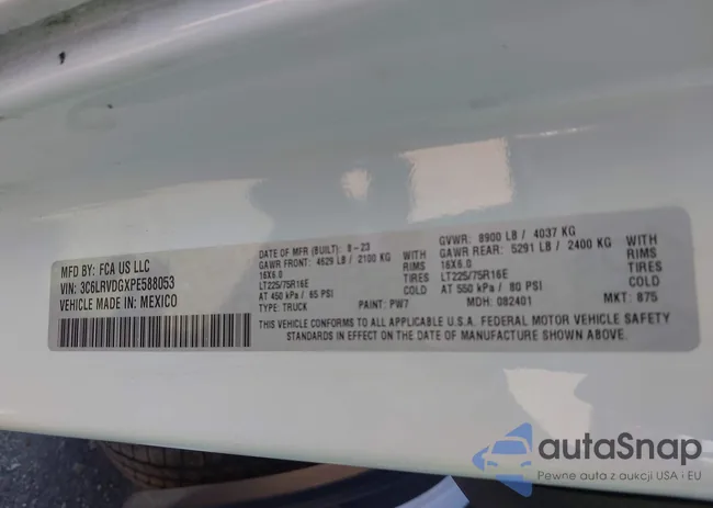 3C6LRVDGXPE588053: 44659862