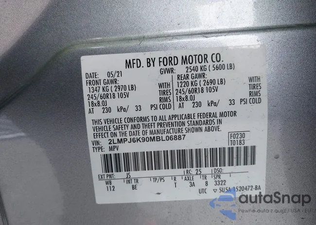 2LMPJ6K90MBL06887: 44659155