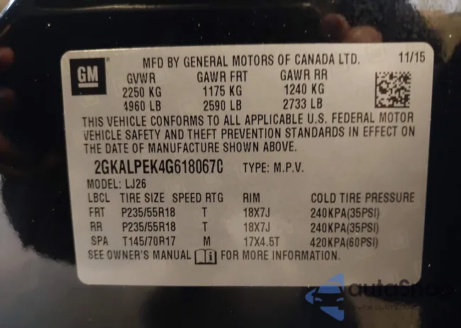 2GKALPEK4G6180670: 44660424