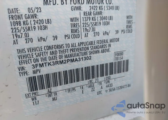 3FMTK3RM2PMA31302: 44660897