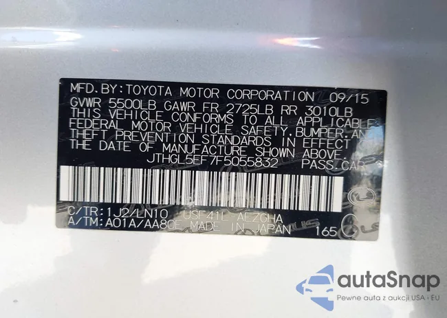 JTHGL5EF7F5055832: 44661544