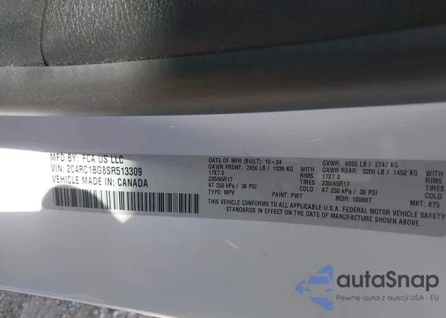 2C4RC1BG8SR513309: 44662446