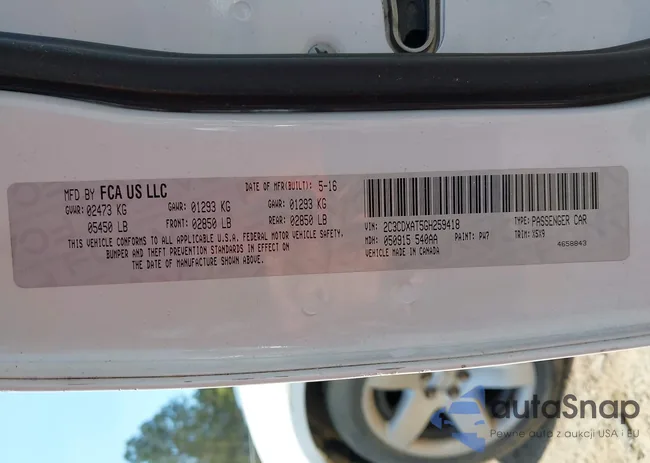 2C3CDXAT5GH259418: 44663201