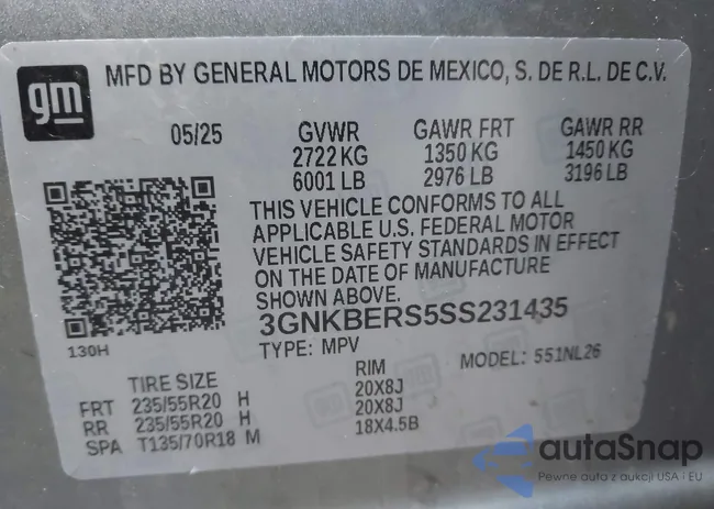 3GNKBERS5SS231435: 44663296