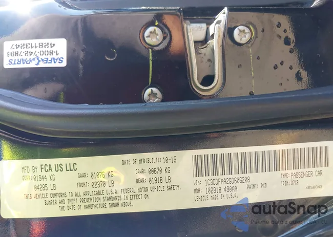 1C3CDFAA2GD606208: 44664459