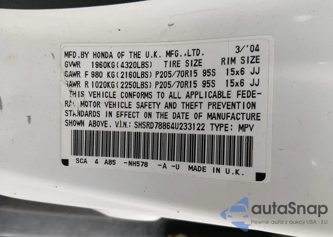 SHSRD78864U233122: 44664091