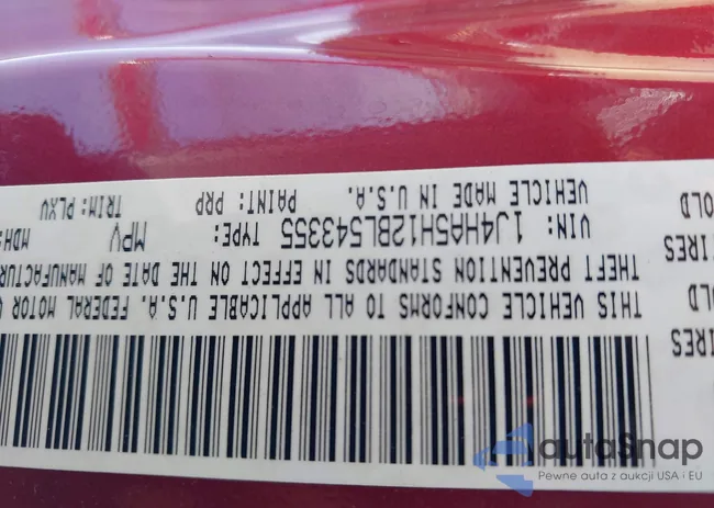 1J4HA5H12BL543355: 44665022