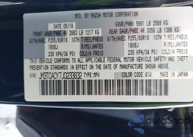 JM3TCACY7J0233832: 44667501