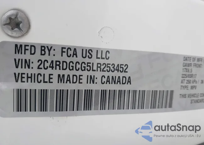 2C4RDGCG5LR253452: 44667610