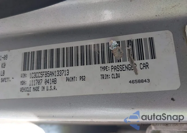 1C3CC5FB5AN133713: 44667667