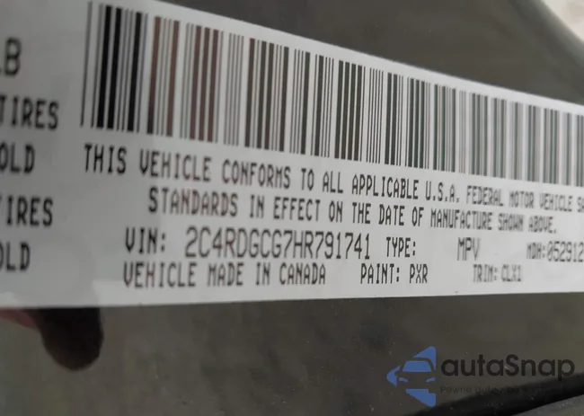 2C4RDGCG7HR791741: 44669089