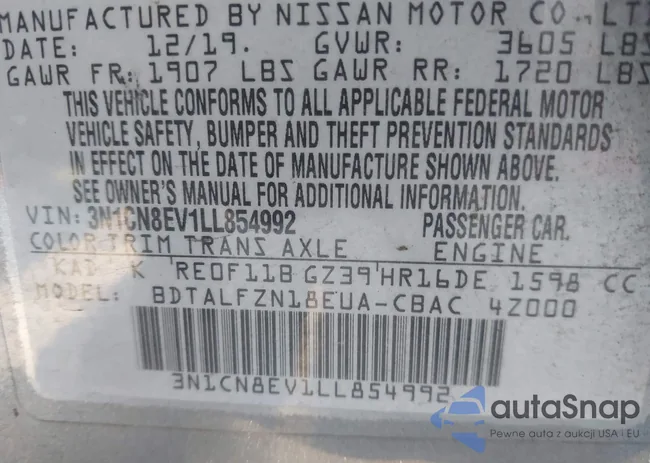 3N1CN8EV1LL854992: 44672614