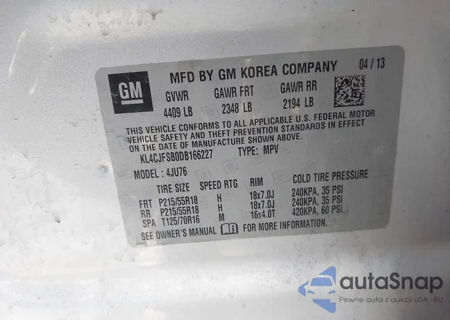 KL4CJFSB0DB166227: 44673786