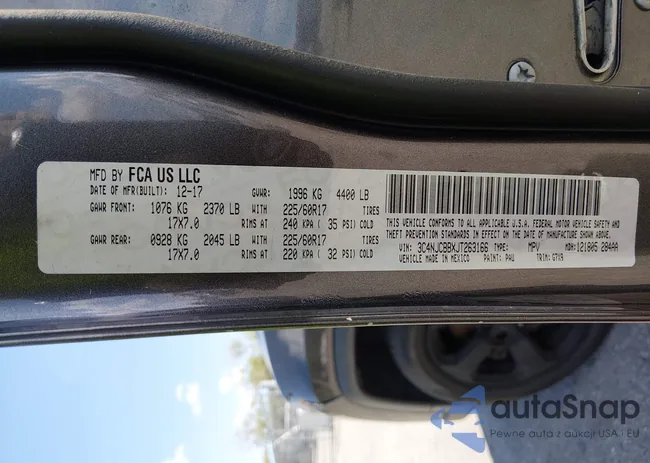 3C4NJCBBXJT263166: 44673827