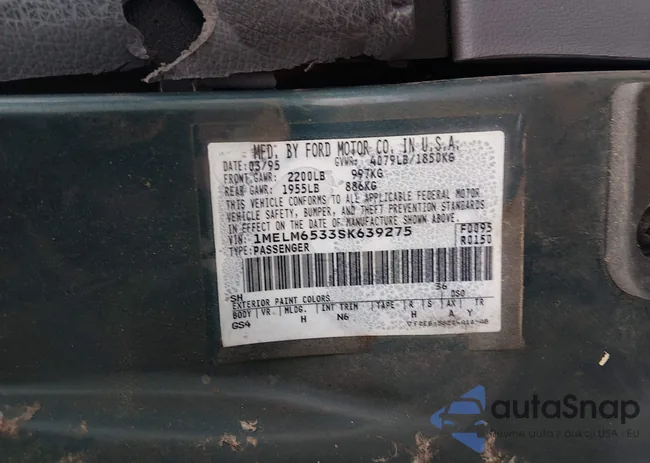 1MELM6533SK639275: 44672973