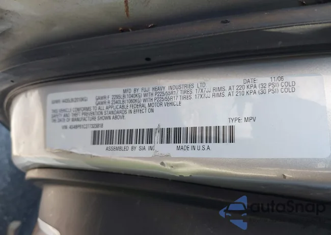 4S4BP61C277323818: 44674579