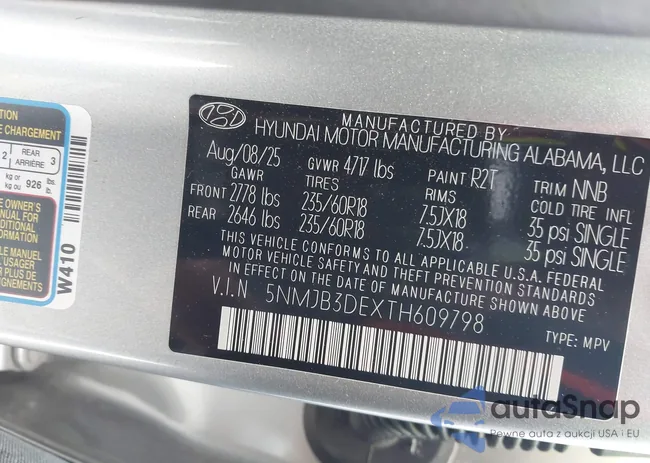 5NMJB3DEXTH609798: 44674840