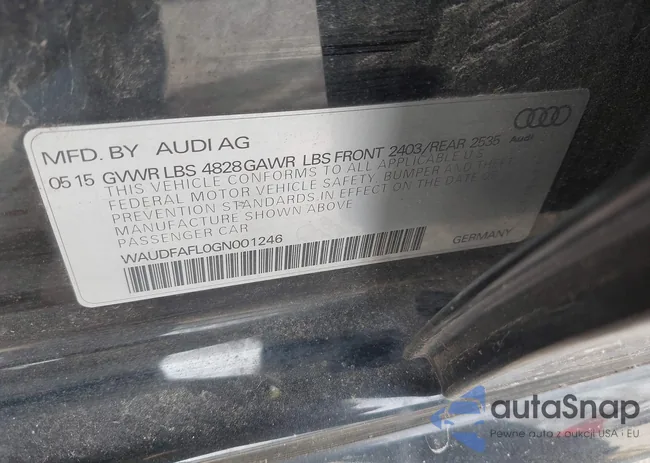 WAUDFAFL0GN001246: 44676571