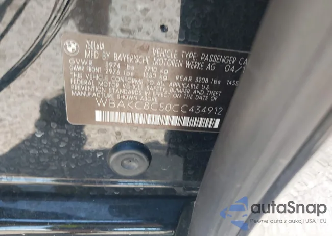 WBAKC8C50CC434912: 44677084