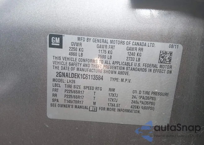 2GNALDEK1C6113584: 44678086