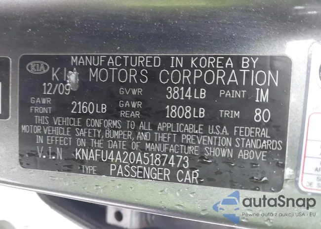 KNAFU4A20A5187473: 44682811