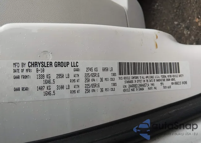 2A4RR8D12AR405714: 44682896