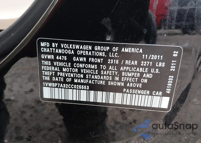 1VWBP7A32CC025553: 44684326