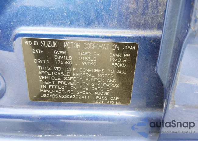 JS2YB5A33C6302411: 44684359