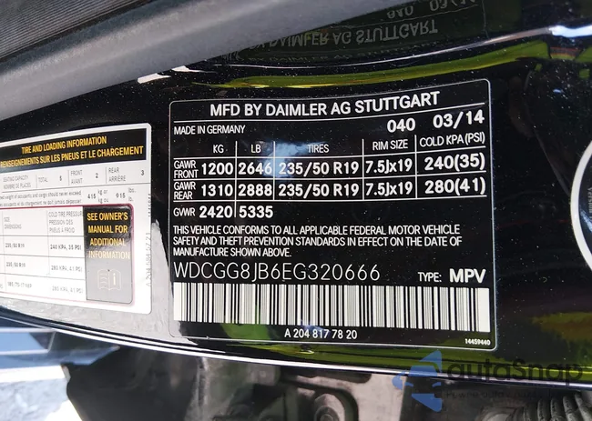 WDCGG8JB6EG320666: 44684467