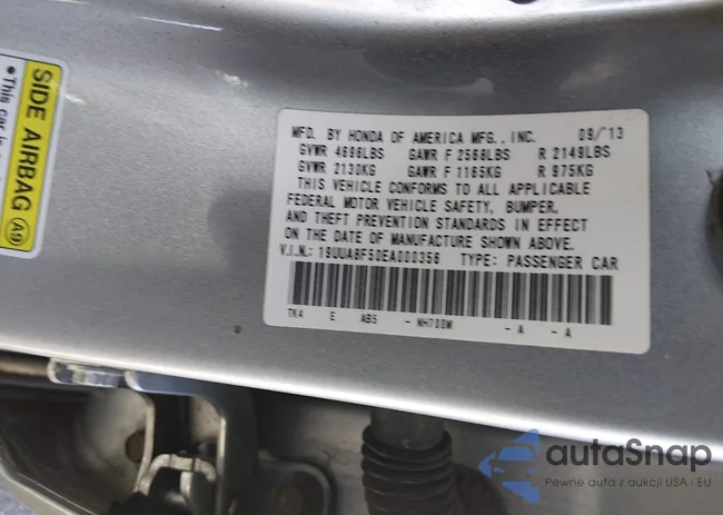 19UUA8F50EA000356: 44684493