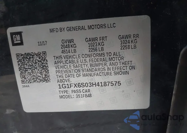 1G1FX6S03H4187575: 44684690