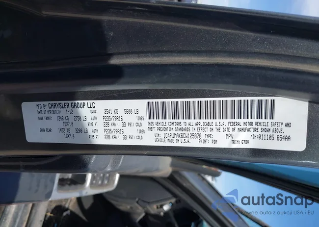 1C4PJMAK6CW125878: 44683910