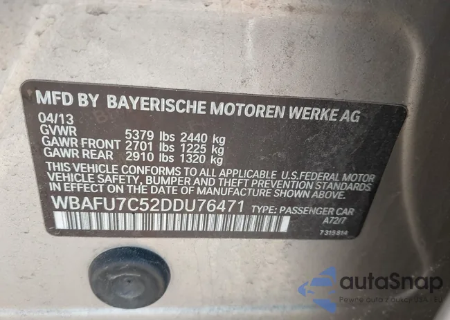 WBAFU7C52DDU76471: 44683950