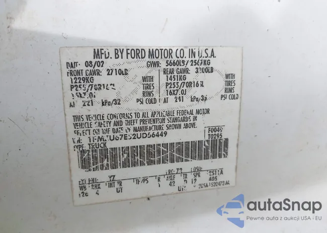 1FMZU67E52UD56449: 44686339