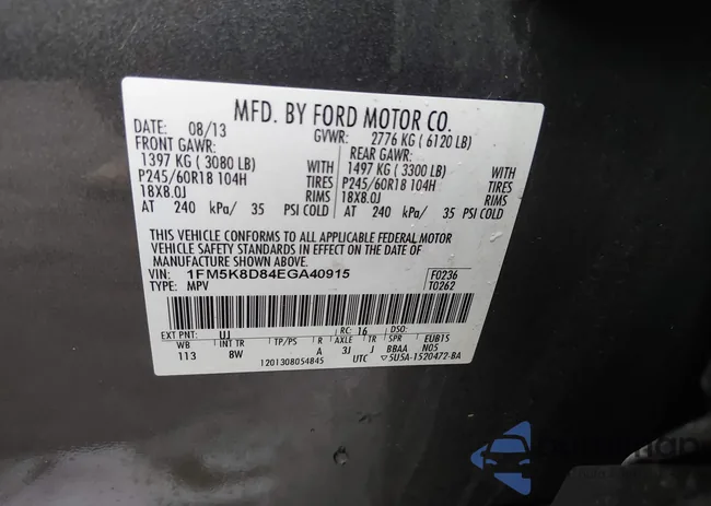 1FM5K8D84EGA40915: 44686623