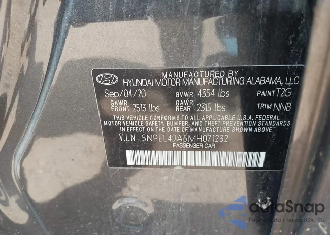 5NPEL4JA5MH071232: 44686780