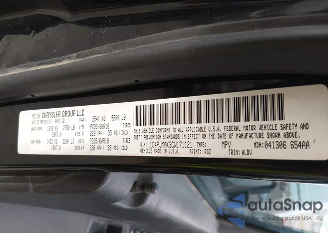 1C4PJMAK3CW171121: 44686143