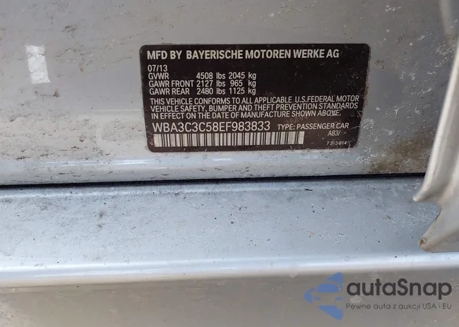 WBA3C3C58EF983833: 44687347