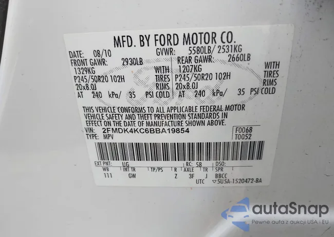 2FMDK4KC6BBA19854: 44687356