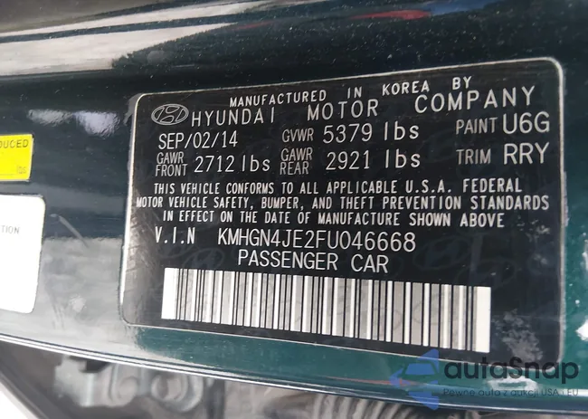 KMHGN4JE2FU046668: 44687575