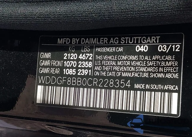 WDDGF8BB0CR228354: 44687057