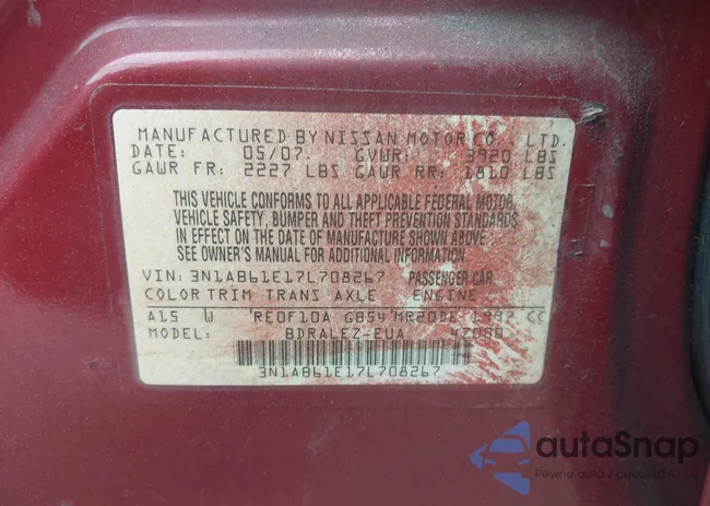 3N1AB61E17L708267: 44689175