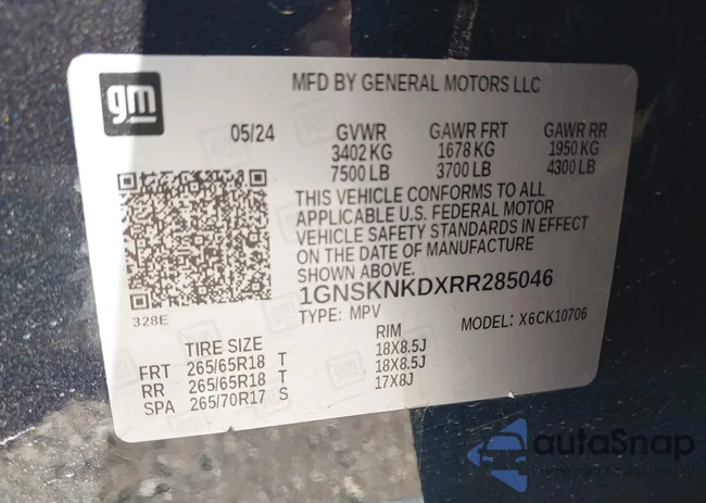 1GNSKNKDXRR285046: 44690742